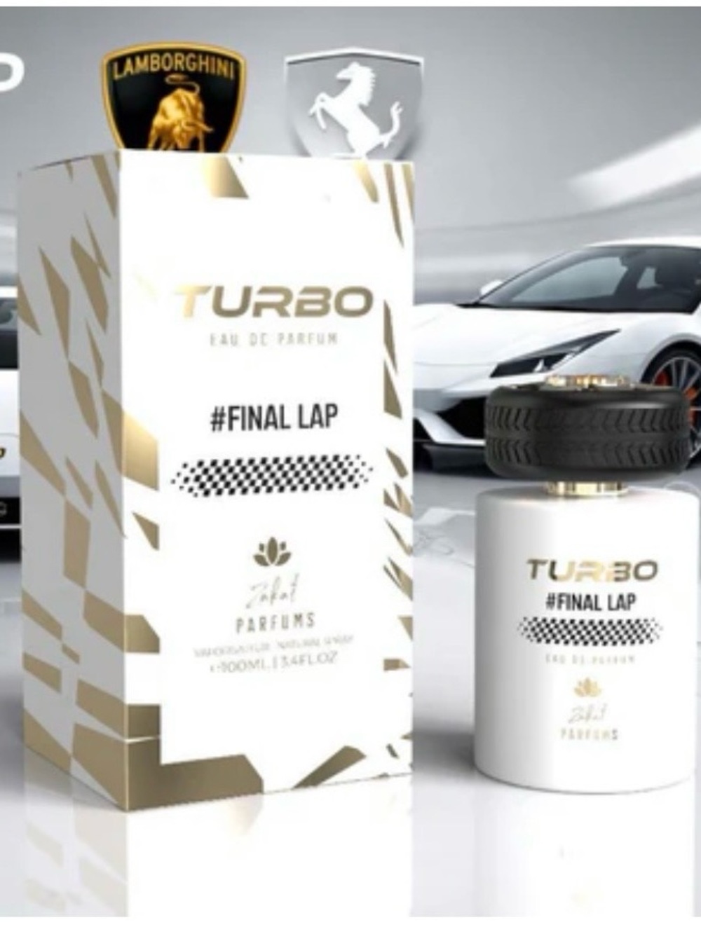 Turbo #Final Lap Men’s Eau de Parfum - White & Gold